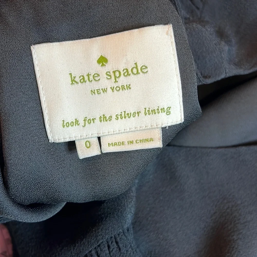 Kate Spade Black Long Sleeve Dress Size 0